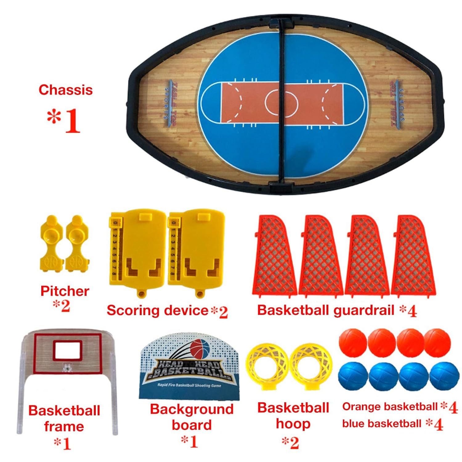 2-Player Basketball Finger Shooting Tabletop game